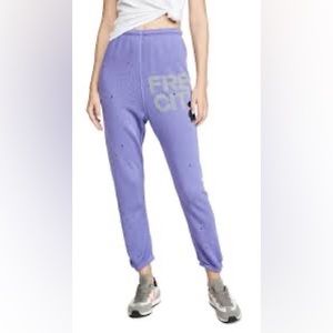 Free City super fluff og splash sweats in violent prism xs